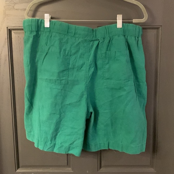 Green Joe Fresh linen shorts size XL - Picture 4 of 6
